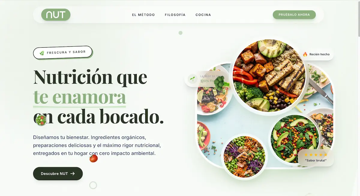 Vista del proyecto Nutaway